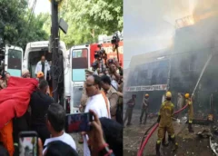 लखनऊ अग्निकांड की सबसे दर्दनाक तस्वीर! ‘काश आज पढ़ने नहीं गया होता बेटा’, मातम में डूबे परिवारों की चीखों से कांपा शहर