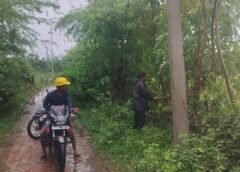 भारी बारिश और आंधी में भी नहीं डिगा विद्युत कर्मियों का हौसला…….