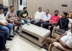 शिव महापुराण कथा की व्यवस्थाओं लिए हुई बैठक….