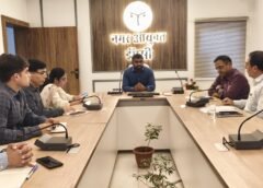आगामी नवरात्रि पर्व के दृष्टिगत नगर आयुक्त महोदय ने व्यवस्थाओं की समीक्षा की…….